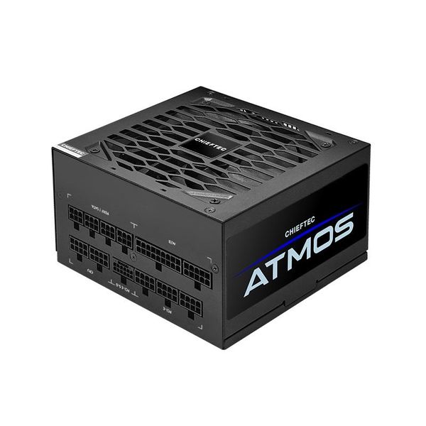 Блок живлення CHIEFTEC Atmos (850W), >90%, 80+ Gold, 135мм FDB, 1xMB 24pin(20+4), 2xCPU 8pin(4+4), 4xMolex, 9xSATA, 2xPCIe 8pin(6+2), 1xPCIe GEN5 16pin, Fully M