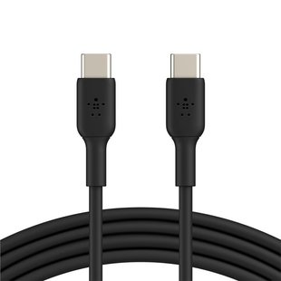 Кабель Belkin USB-С – USB-С, PVC, 1m, black (CAB003BT1MBK)