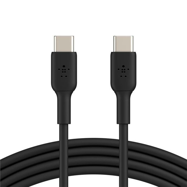 Кабель Belkin USB-С – USB-С, PVC, 1m, black (CAB003BT1MBK)