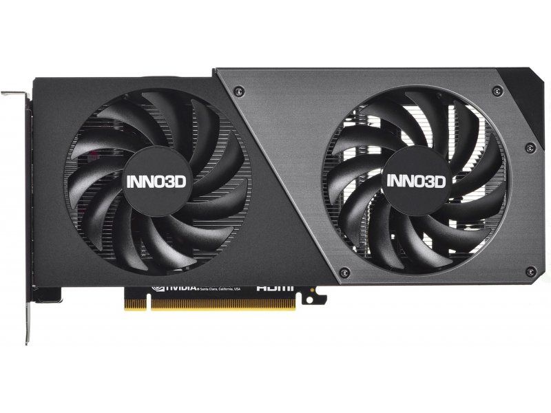 Відеокарта INNO3D GeForce RTX 4060 8GB GDDR6 TWIN X2 (N40602-08D6-173051N)