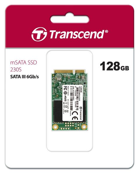 Накопичувач SSD Transcend mSATA 128GB SATA 230S