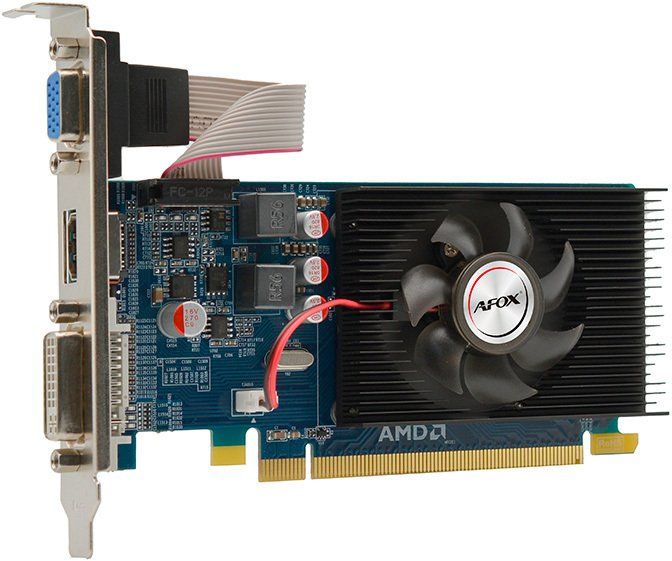 Відеокарта AFOX Radeon HD 6450 1GB GDDR3 LP fan