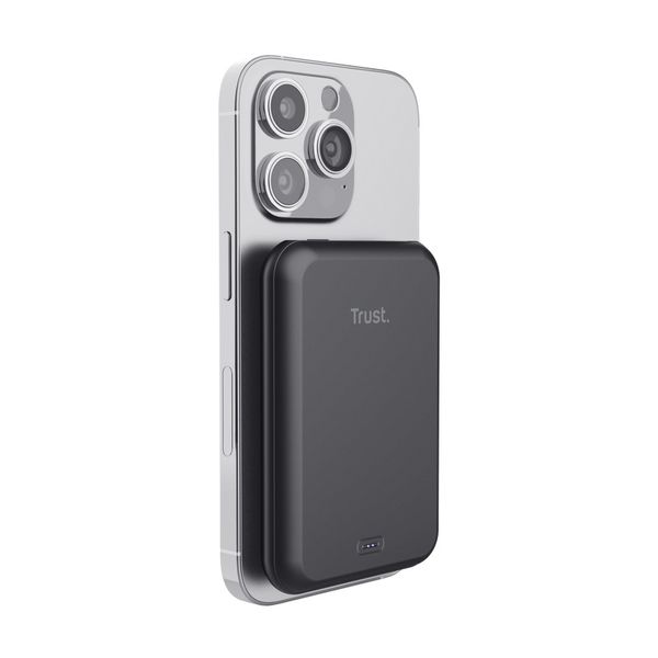 Аккумулятор портативный Trust Magnetic WL 5000 mAh Black (24877_TRUST)