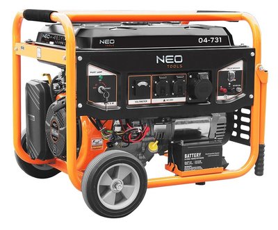 Генератор бензиновий Neo Tools 230В, 50 Гц, 6,5кВт (04-731)