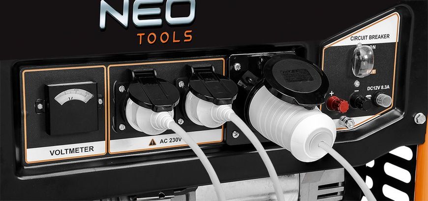 Генератор бензиновий Neo Tools 230В, 50 Гц, 6,5кВт (04-731)