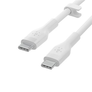 Кабель Belkin Type-C – Type-C silicone 2m White (CAB009BT2MWH)