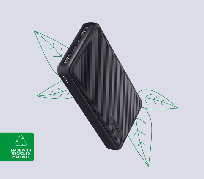 Портативний зарядний пристрій Trust Primo ECO 15000 mAh Black (24677_TRUST)