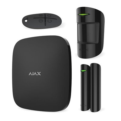 Комплект охоронної сигналізації Ajax StarterKit чорний, Jeweller