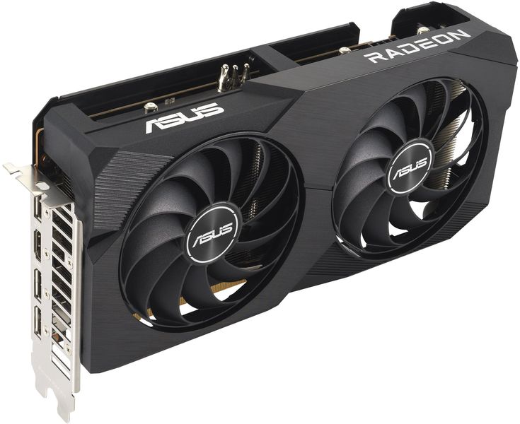 Відеокарта Asus Radeon RX 7600 8GB GDDR6 DUAL OC (90YV0IH2-M0NA00)