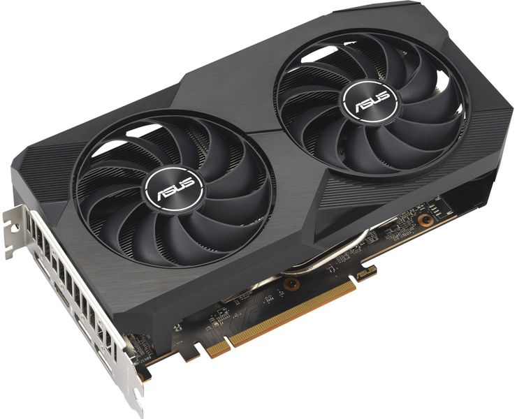 Відеокарта Asus Radeon RX 7600 8GB GDDR6 DUAL OC (90YV0IH2-M0NA00)