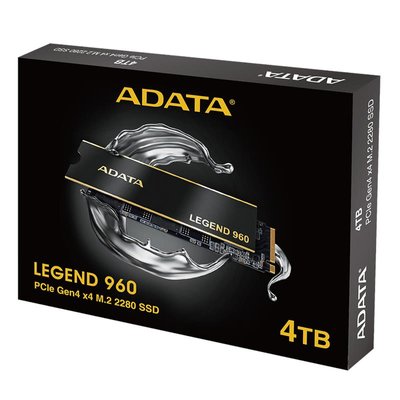 Накопичувач SSD ADATA M.2 4TB PCIe 4.0 LEGEND 960 (ALEG-960-4TCS)