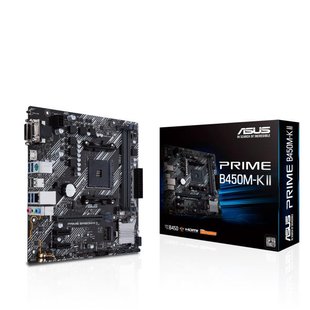 Материнcька плата ASUS PRIME B450M-K II sAM4 B450 2xDDR4 HDMI DVI D-Sub mATX