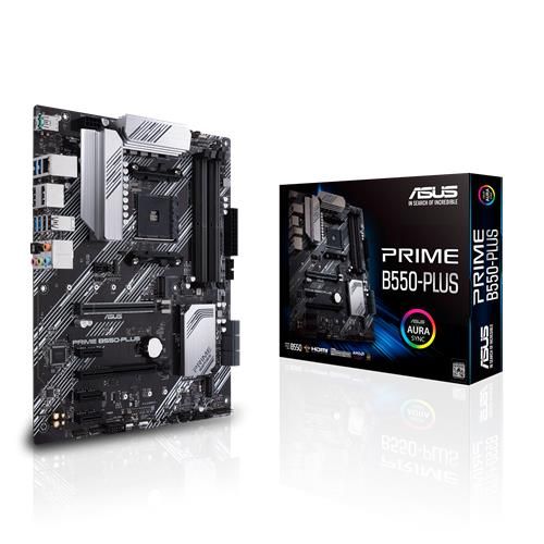 Материнcька плата ASUS PRIME B550-PLUS sAM4 B550 4xDDR4 M.2 HDMI DP ATX