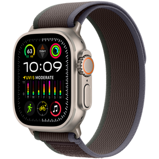 Смарт-годинник Apple Watch Ultra 2 GPS + Cellular 49mm Titanium Case with Blue/Black Trail Loop - M/L (MRF63UL/A)