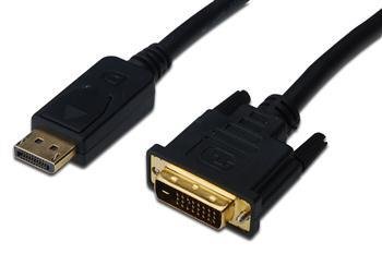 Кабель Digitus ASSMANN DisplayPort to DVI-D (AM/AM) 2m, bk (AK-340306-020-S)