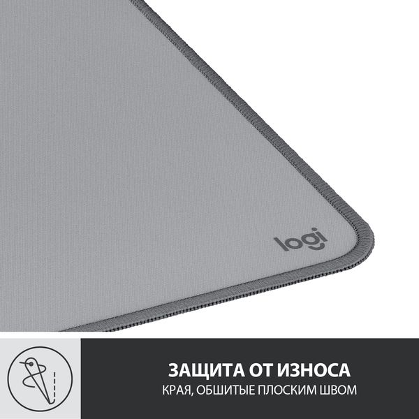 Килимок для мишки Logitech Desk Mat Studio Series Mid Grey (956-000052)