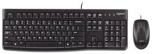 Комплект (клавіантура + Ведмедик) Logitech MK120 USB UA Black (920-002563)