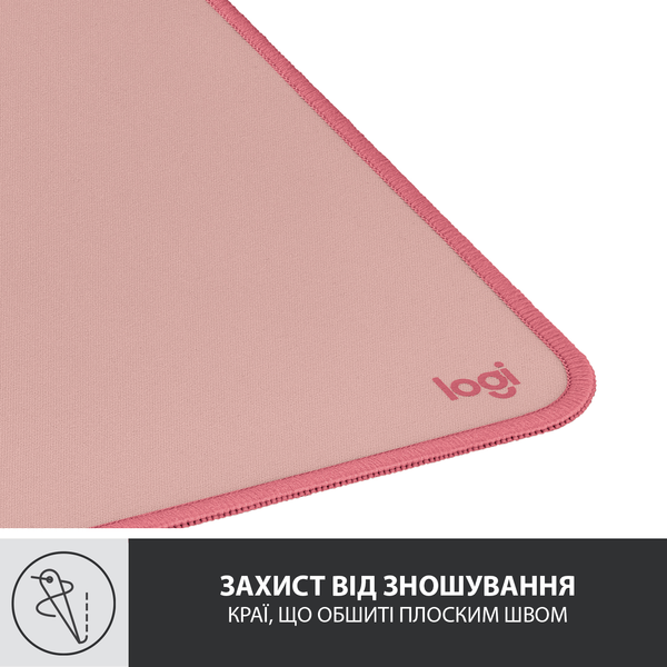 Коврик для мышки Logitech Desk Mat Studio Series DARKER ROSE (956-000053)