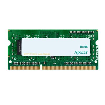 Оперативна пам'ять Apacer 4 GB SO-DIMM DDR3L 1600 MHz (DV.04G2K.KAM)