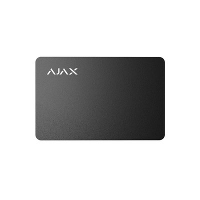 Безконтактна картка Ajax Pass чорна, 100 шт. (000022789)