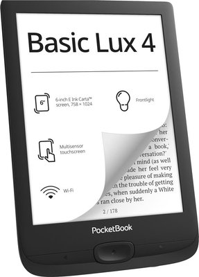 Електронна книга PocketBook 618 Ink Black