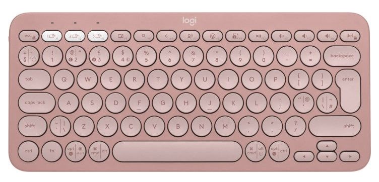 Клавіатура Logitech K380s Multi-Device Bluetooth UA Rose (920-011853)