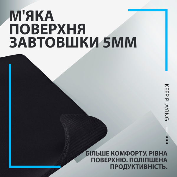 Игровая поверхность Logitech G740 L Black (943-000806)