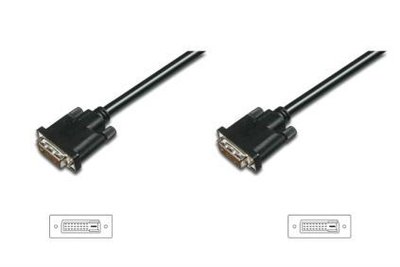 Кабель Digitus Assmann DVI-D Dual Link (AM/AM) 2 м Black (AK-320108-020-S)