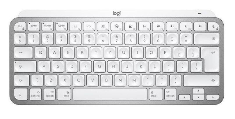 Клавіатура Logitech MX Keys Mini For Mac Wireless Illuminated Pale Grey (920-010526)