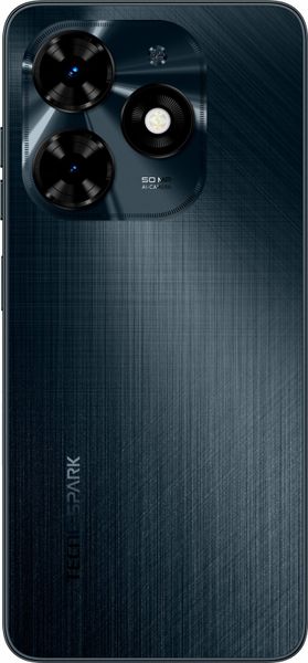 Мобильный телефон Tecno Spark 20C (BG7n) 4/128ГБ Gravity Black (4894947011740)