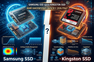 Samsung SSD проти Kingston SSD: який накопичувач обрати у 2026 році фото