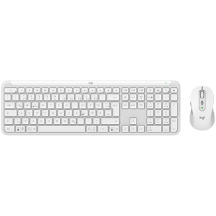 Набор клавиатура+мышь Logitech Signature Slim Combo MK950 Off White (L920-012491)