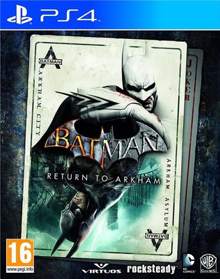 Игра консольная PS4 Batman: Return to Arkham, BD диск