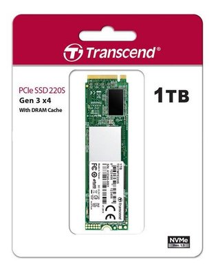 Накопичувач SSD Transcend M.2 1TB PCIe 3.0 MTE220S TS1TMTE220S