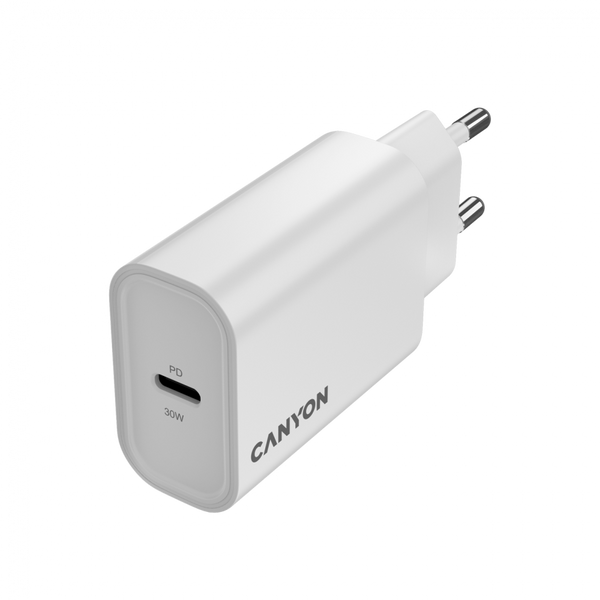 Зарядное устройство CANYON OnCharge 30CL Белый (CNE-CHA30CLW)