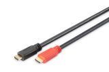Кабель HDMI активний DIGITUS High Speed з Ethernet (HDMI A &mdash; HDMI A) 10 м, чорний (AK-330118-100-S)