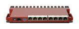 Маршрутизатор MikroTik L009UiGS-RM с 8&times; GbE, SFP 2,5G и PoE-in (L009UIGS-RM)