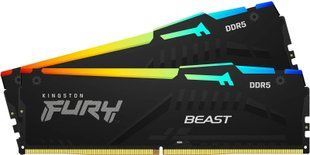 Оперативна пам'ять Kingston FURY Beast RGB EXPO 32 ГБ (2x16 ГБ) DDR5 6000 МГц DIMM (KF560C36BBE2AK2-32)