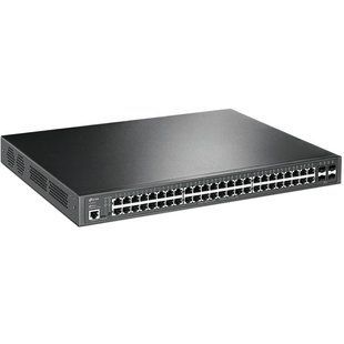 Комутатор TP-LINK TL-SG3452P 48xGE/PoE+384W 4xGE SFP L2 19" 1U (TL-SG3452P)