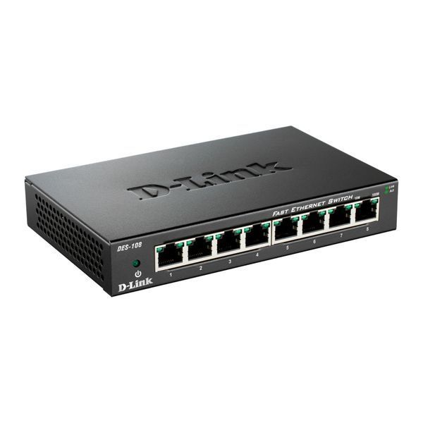 Коммутатор D-Link DES-108 8xFE (DES-108)