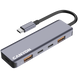 USB-хаб CANYON DS-18 Сірий (CNS-TDS18) CNS-TDS18 фото