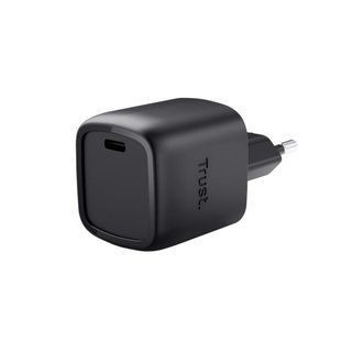 Зарядное устройство сетевое Trust Maxo 30 Вт, GaN, USB-C, чёрный (25519_TRUST)