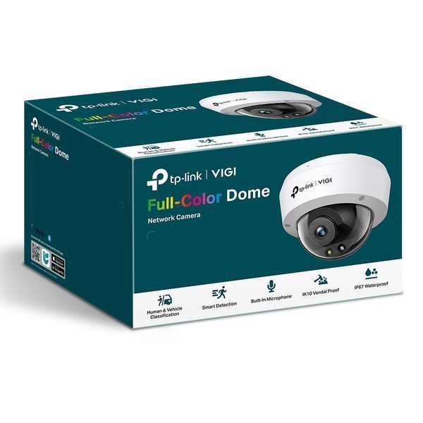 Купольна IP-камера TP-Link VIGI C240(2.8mm) 4 Мп Full-Color microSD IP67 (VIGI C240(2.8mm))