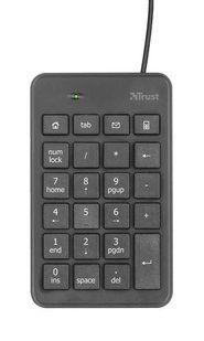 Цифровой блок Trust Xalas USB Numeric Keypad, 23 клавиши, USB-A, чёрный (22221_TRUST)