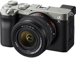 Фотоапарат Sony Alpha 7C Kit 28-60mm silver (ILCE7CLS.CEC)