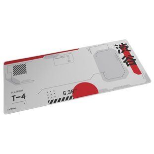 Игровой коврик для мыши Trust GXT 759 XXL, 900 &times; 400 мм, белый/красный (25717_TRUST)