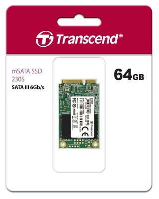 Накопичувач SSD Transcend mSATA 64GB SATA 230S TS64GMSA230S