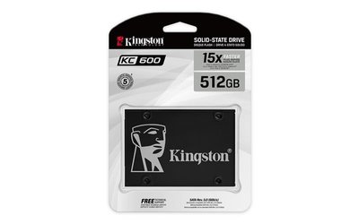 Накопитель SSD Kingston 2.5" 512GB SATA KC600 SKC600/512G