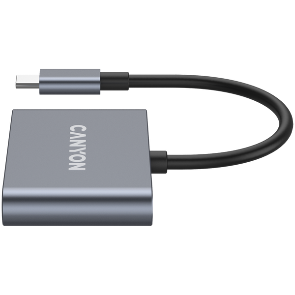 USB-хаб CANYON DS-3 Темно-сірий (CNS-TDS3), Темно-сірий