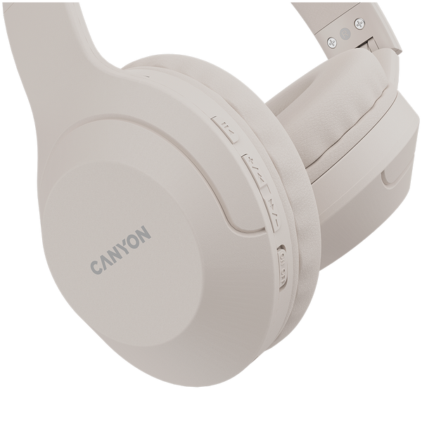 Гарнітура CANYON BTHS-3 Бежевий (CNS-CBTHS3BE), Бежевий